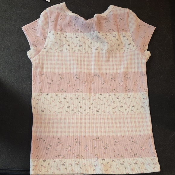 Abercrombie Kids Pink Floral Short Sleeve Tee - Picture 4 of 4